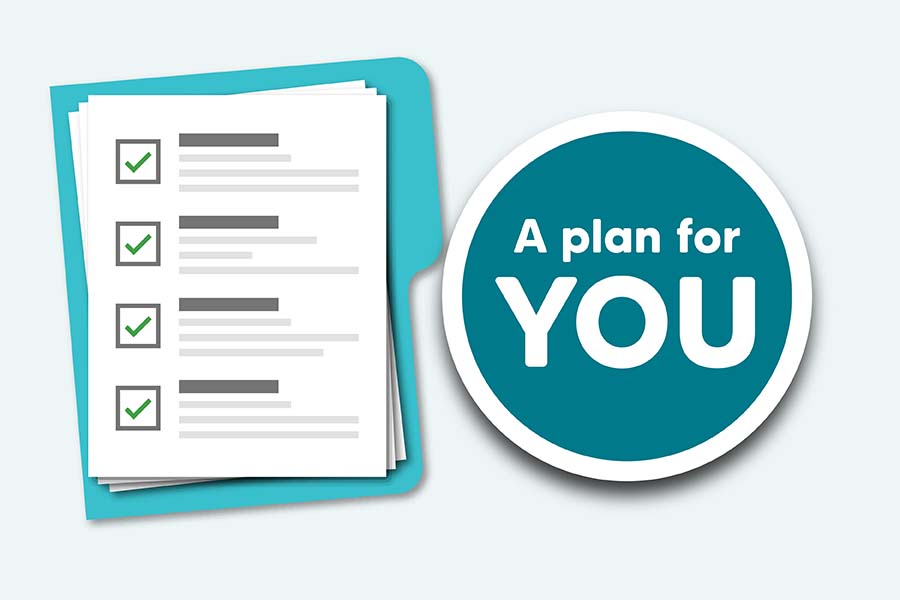 step 3 - Creating a personalised plan